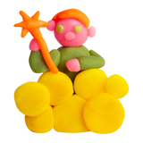 Kit à fabriquer Mes amis enchantés en Pâte à Modeler / Marchand de sable, Petite souris, Lutin