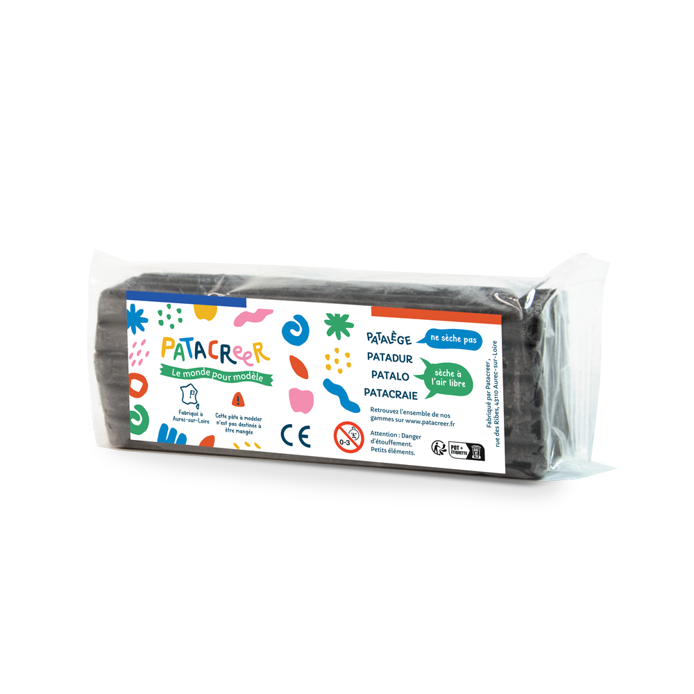 PATALEGE PAIN 250G Pâte à Modeler qui ne sèche pas - 12 couleurs disponibles