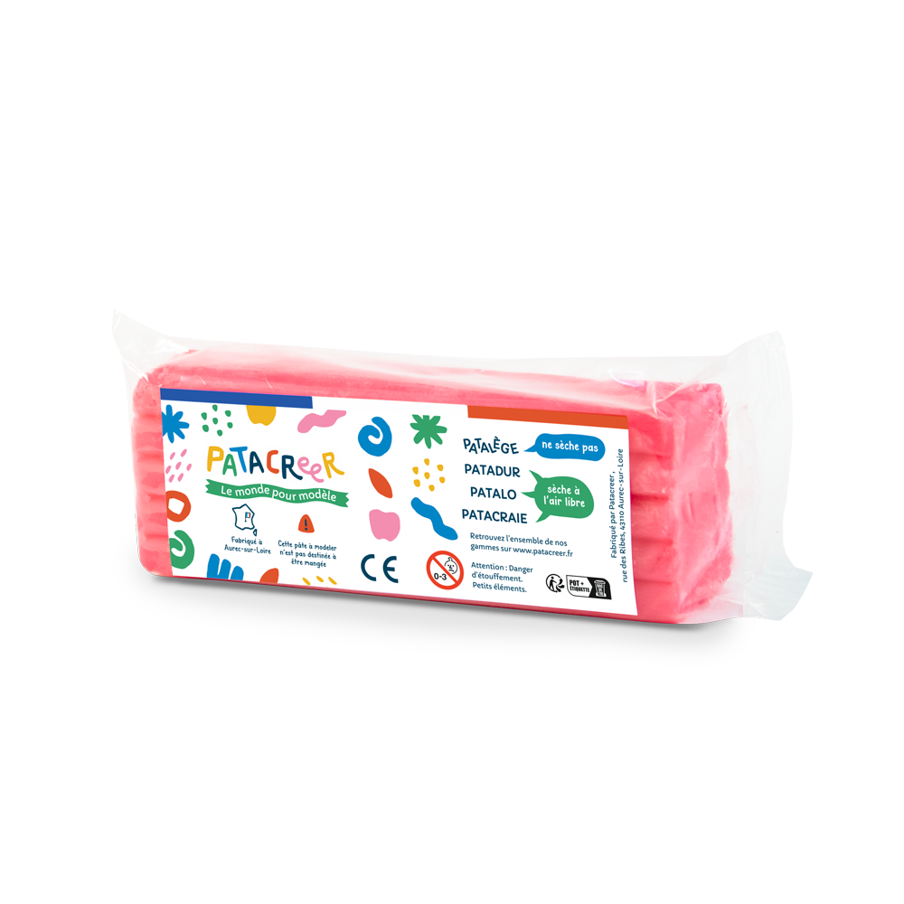 PATALEGE PAIN 250G Pâte à Modeler qui ne sèche pas - 12 couleurs disponibles