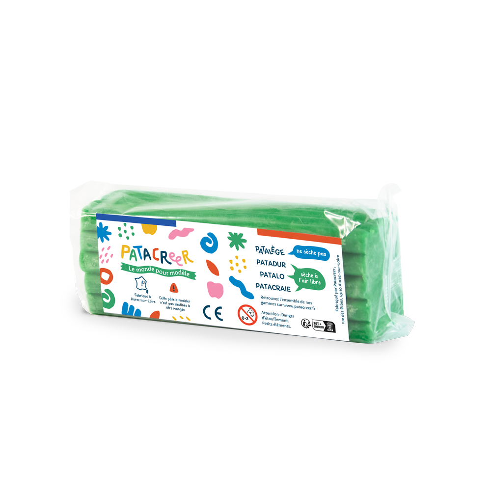 PATALEGE PAIN 250G Pâte à Modeler qui ne sèche pas - 12 couleurs disponibles