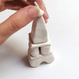 Boite Mes sculptures de 2X80G de Pâte à Modeler autodurcissante avec notice pour fabriquer tour